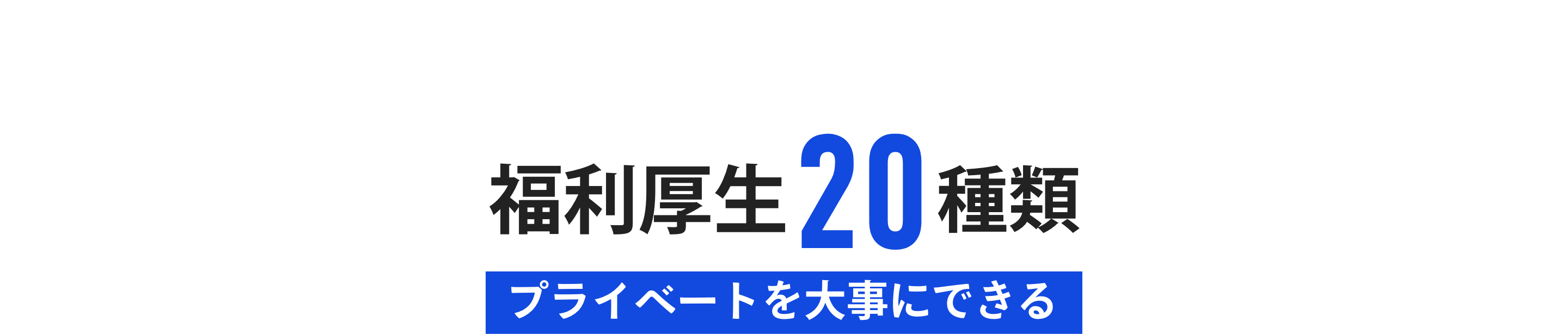 福利厚生20種類